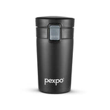 Pexpo Cocoa Thermo Steel Tumbler | Tri-Ply Vacuum Insulated Hot & Cold Flask | For Beverages 260 ML