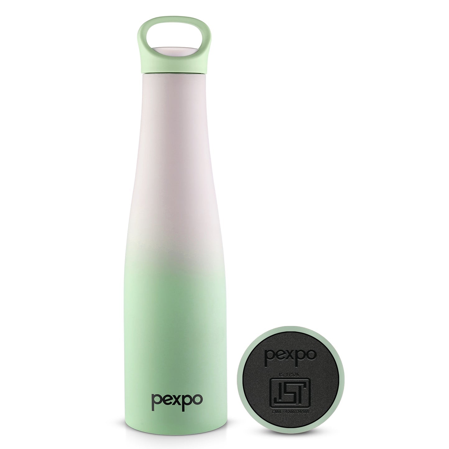 Pexpo Morocco Thermo Steel Bottle | Tri-Ply Vacuum Insulated Hot & Cold Flask | For Travel - 600 ML