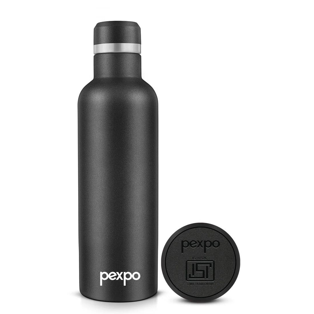 Pexpo Orio Thermo Steel Bottle | Tri-Ply Vacuum Insulated Hot & Cold Flask