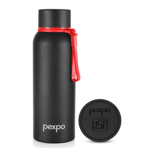 Pexpo Bravo Thermo Steel Bottle | Tri-Ply Vacuum Insulated Hot & Cold Flask