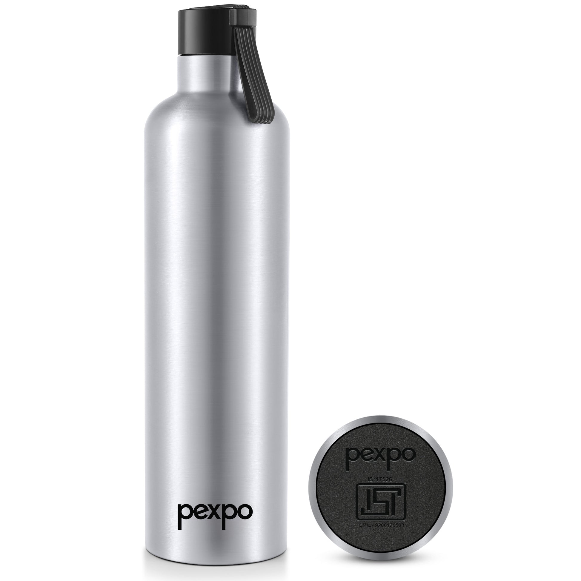 Pexpo Oslo Thermo Steel Bottle | Tri-Ply Vacuum Insulated Hot & Cold Flask | For Daily Use