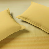 Spaces Luxury Loom Impressions 100% Egyptian Cotton Double Quilt, 350 TC, Geometric, Light Yellow