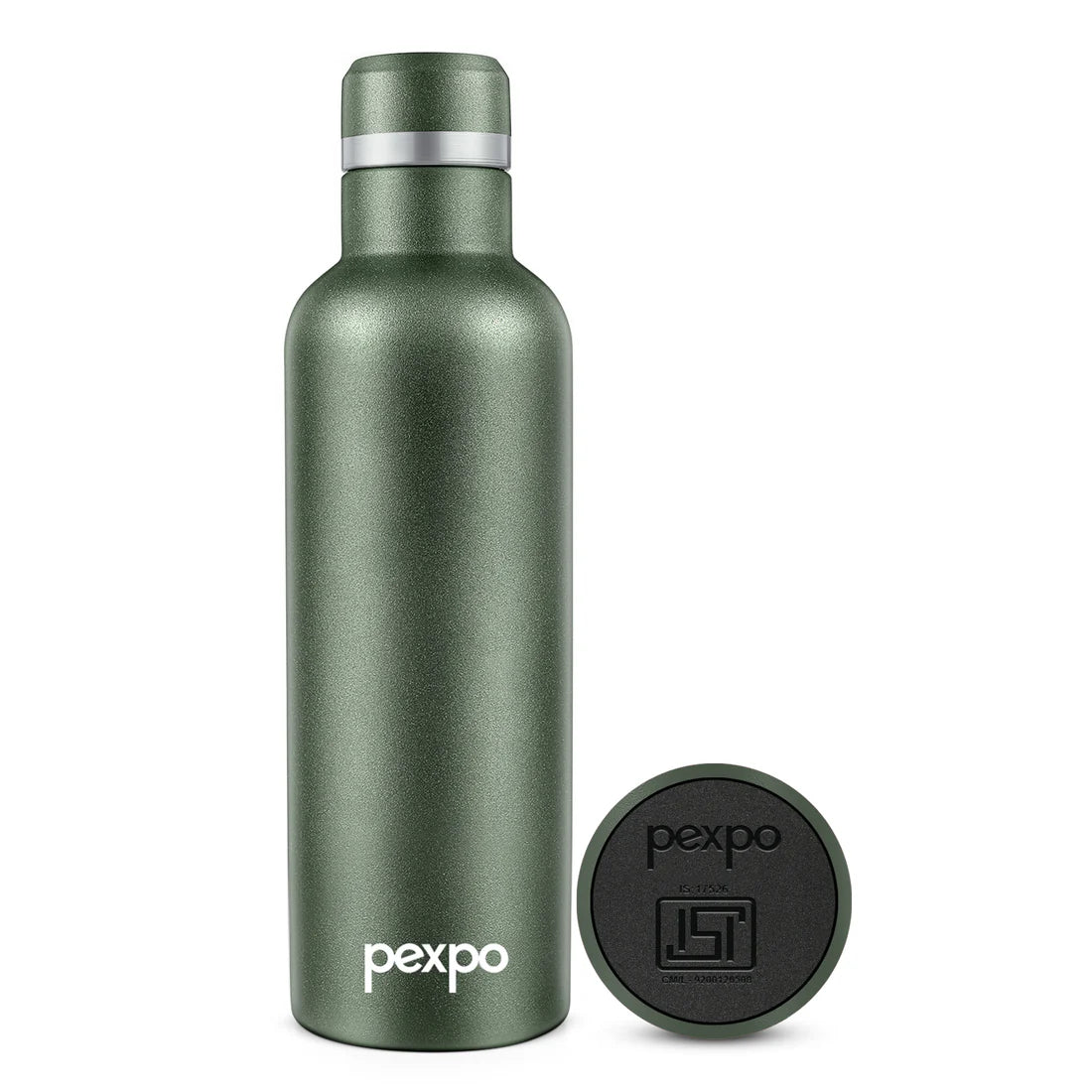 Pexpo Orio Thermo Steel Bottle | Tri-Ply Vacuum Insulated Hot & Cold Flask
