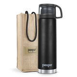 Pexpo Ferrero Thermo Steel Flask | Tri-Ply Vacuum Insulated Hot & Cold Bottle