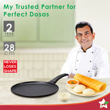 Wonderchef Inducta Die-cast Dosa Tawa, 4mm, 28cm