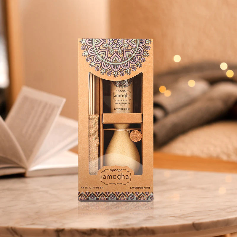 IRIS Amogha Lavender Khus Reed Diffuser 100ml