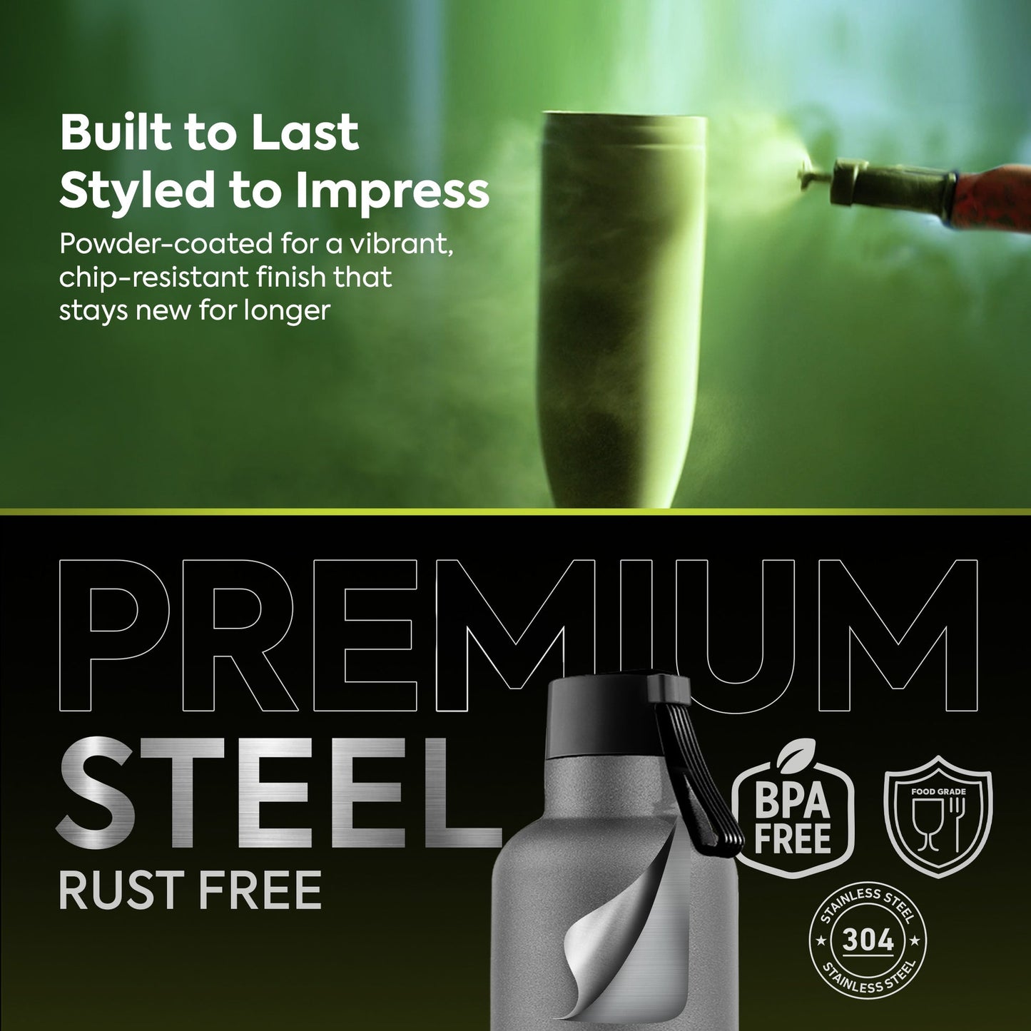 Pexpo Oslo Thermo Steel Bottle | Tri-Ply Vacuum Insulated Hot & Cold Flask | For Daily Use