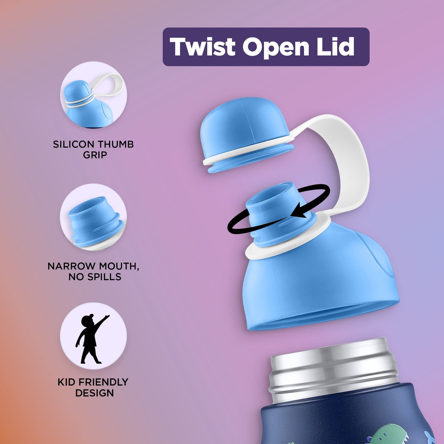 Pexpo Piano Art Hot & Cold Water Bottle 420 ML