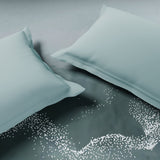Spaces Luxury Alive 100% Cotton Double Quilt, 300 TC, Abstract, Light Teal