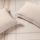 Spaces Luxury Loom Impressions 100% Egyptian Cotton Double Quilt, 350 TC, Geometric, Light Blush