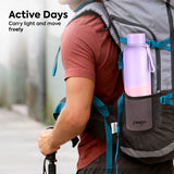 Pexpo Bravo Thermo Steel Bottle | Tri-Ply Vacuum Insulated Hot & Cold Flask - Ombre Design 1000 ml