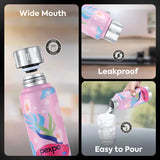 Pexpo Cameo Plant-themed Art Hot & Cold Water Bottle 300 ML