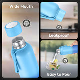 Pexpo Bravo Thermo Steel Bottle | Tri-Ply Vacuum Insulated Hot & Cold Flask - Ombre Design 1000 ml