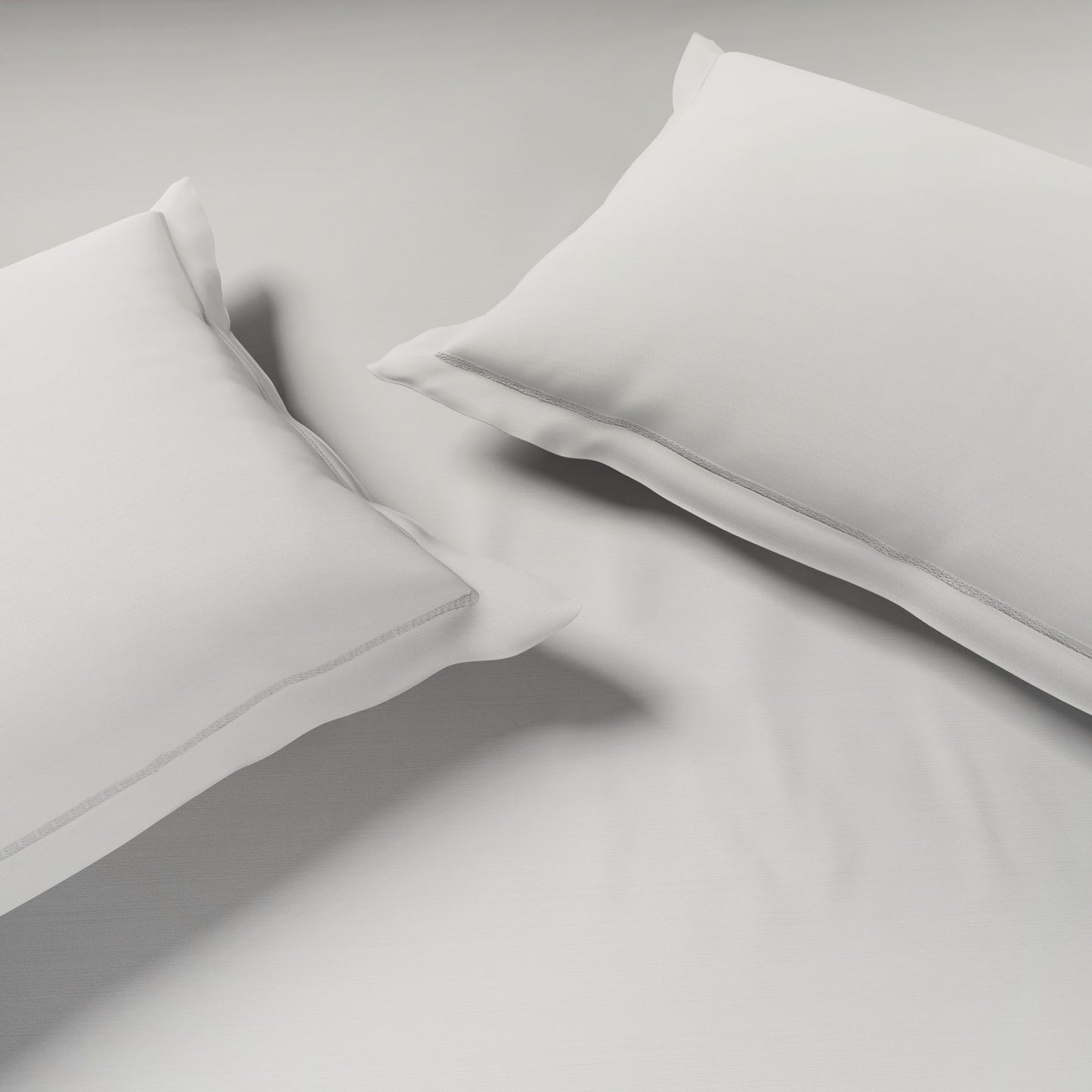 Spaces Solid White Solid King Size Bedsheet - Eminence