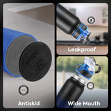 Pexpo Amaze Thermo Steel Bottle  | Tri-Ply Vacuum Insulated Hot & Cold Flask | For Travel
