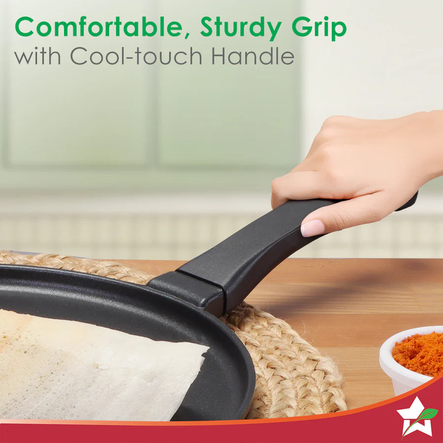 Wonderchef Inducta Die-cast Dosa Tawa, 4mm, 28cm