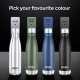 Pexpo Electro Thermo Steel Bottle | Tri-Ply Vacuum Insulated Hot & Cold Flask | For Daily Use