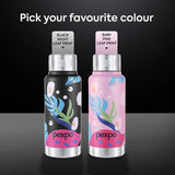 Pexpo Cameo Plant-themed Art Hot & Cold Water Bottle 300 ML