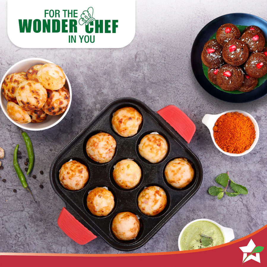 Wonderchef Forza Cast-iron Paniyarakal Square