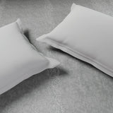 Spaces Luxury Loom Impressions 100% Egyptian Cotton Double Quilt, 350 TC, Geometric, Light Grey
