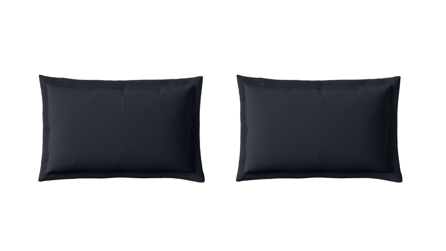 Spaces Elegance Noir 100% Cotton Double Quilt, 210TC, Floral, Dark Blue