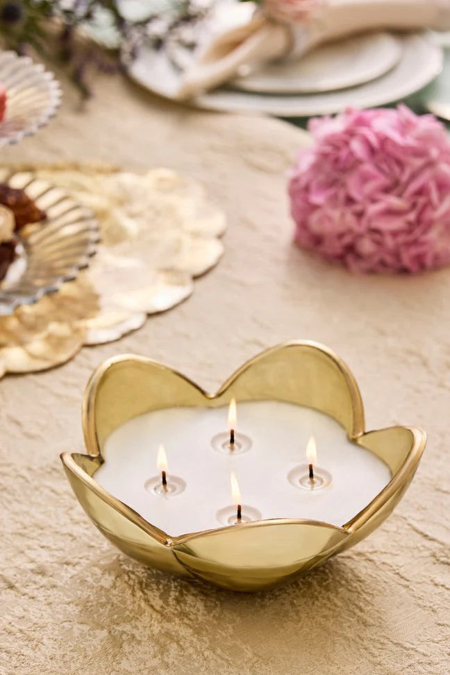 Decor Eternal Bloom - Flower Bowl Candle | Green | Zen Garden