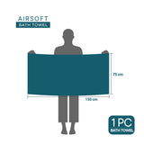 Spaces Airsoft 100% Cotton Bath Towel, 450 GSM, Solid Colours Available
