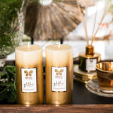 IRIS Gold Lacquered Glitter Candle 520gm