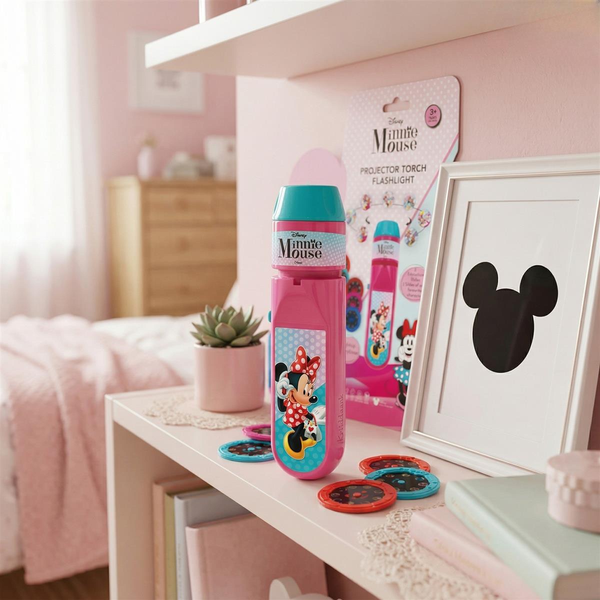 Kriiddaank Disney Minnie Mouse Projector Torch Flashlight for Kids