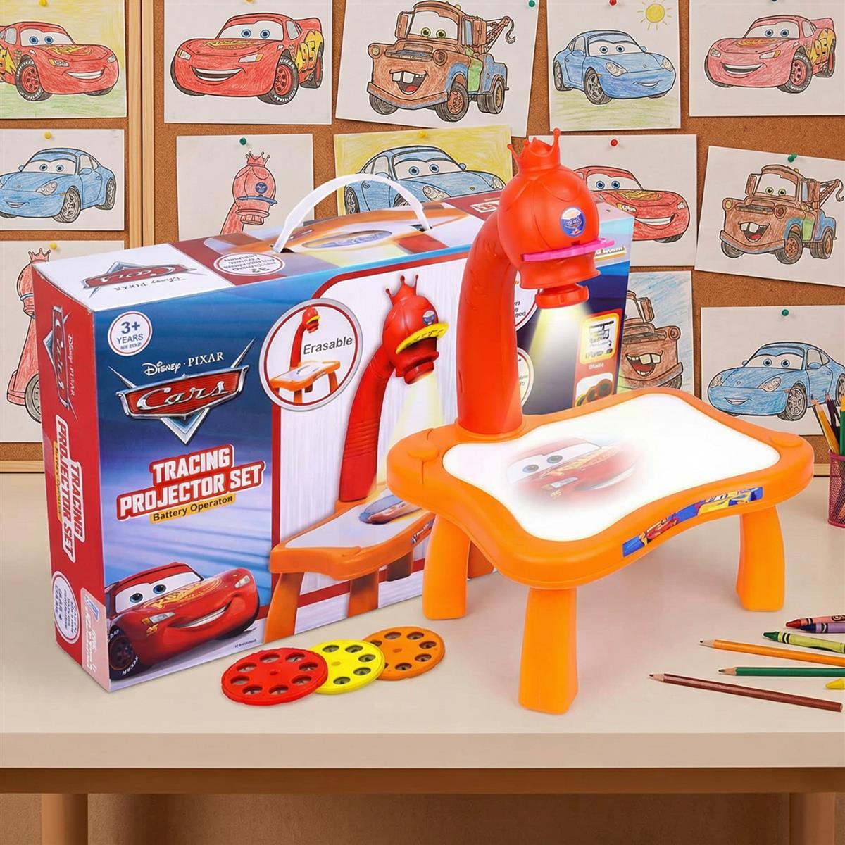 Kriiddaank Pixar Cars Tracing Projector Set for Kids