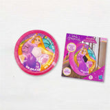 Kriiddaank Disney Princess Hover Football - Indoor Air Power Soccer Ball with LED Lights & Foam Bumper - Pink