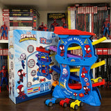 Kriiddaank Zig Zag Zoomer Spiderman Ramp Racer Car Set