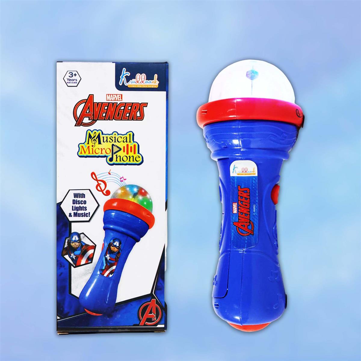 Kriiddaank Marvel Avengers Musical Microphone for Kids Blue