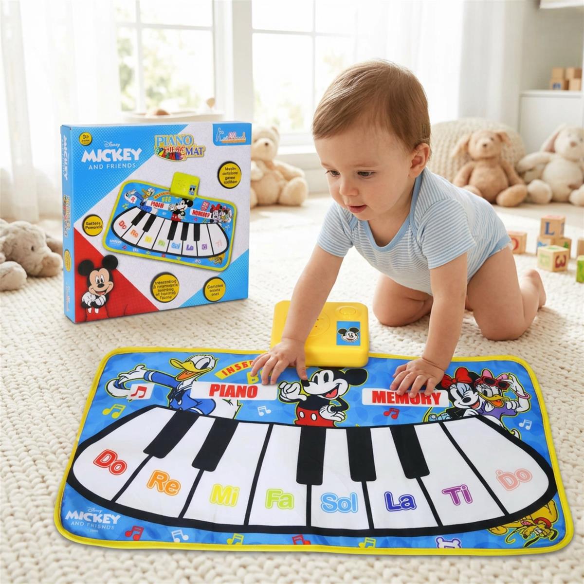 Kriiddaank Disney Mickey Mouse Piano Music Play Mat
