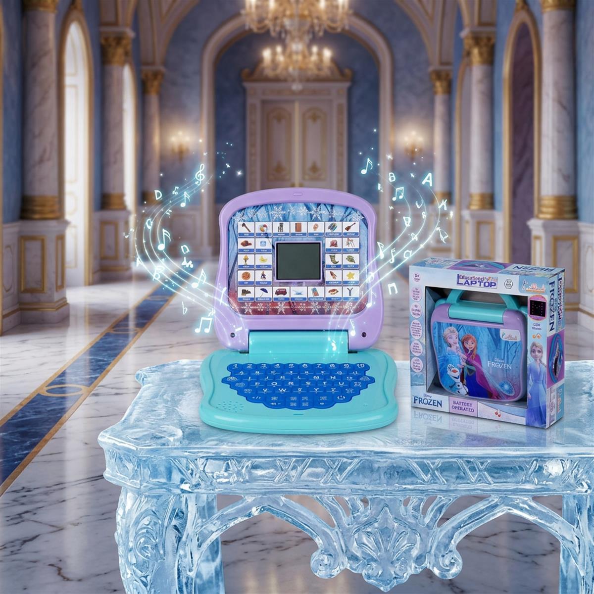 Kriiddaank Frozen Theme Educational Laptop for Kids