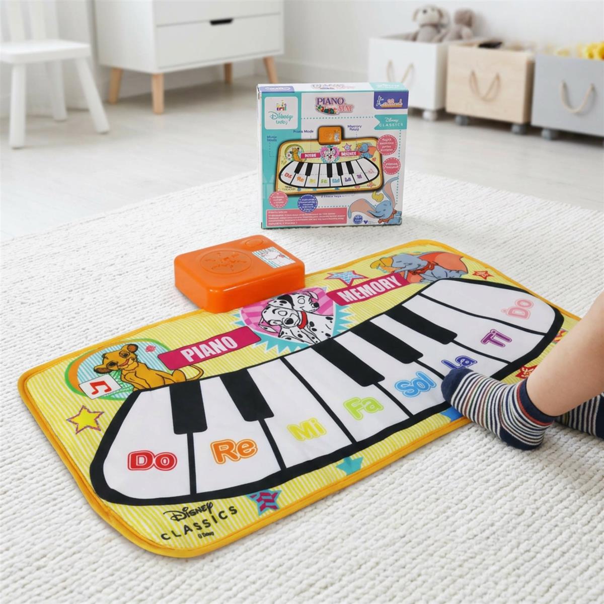 Kriiddaank Disney Piano Music Mat - Electronic Floor Keyboard for Toddlers & Kids