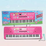 Kriiddaank Hasbro Peppa Pig 37-Key Musical Keyboard with Microphone