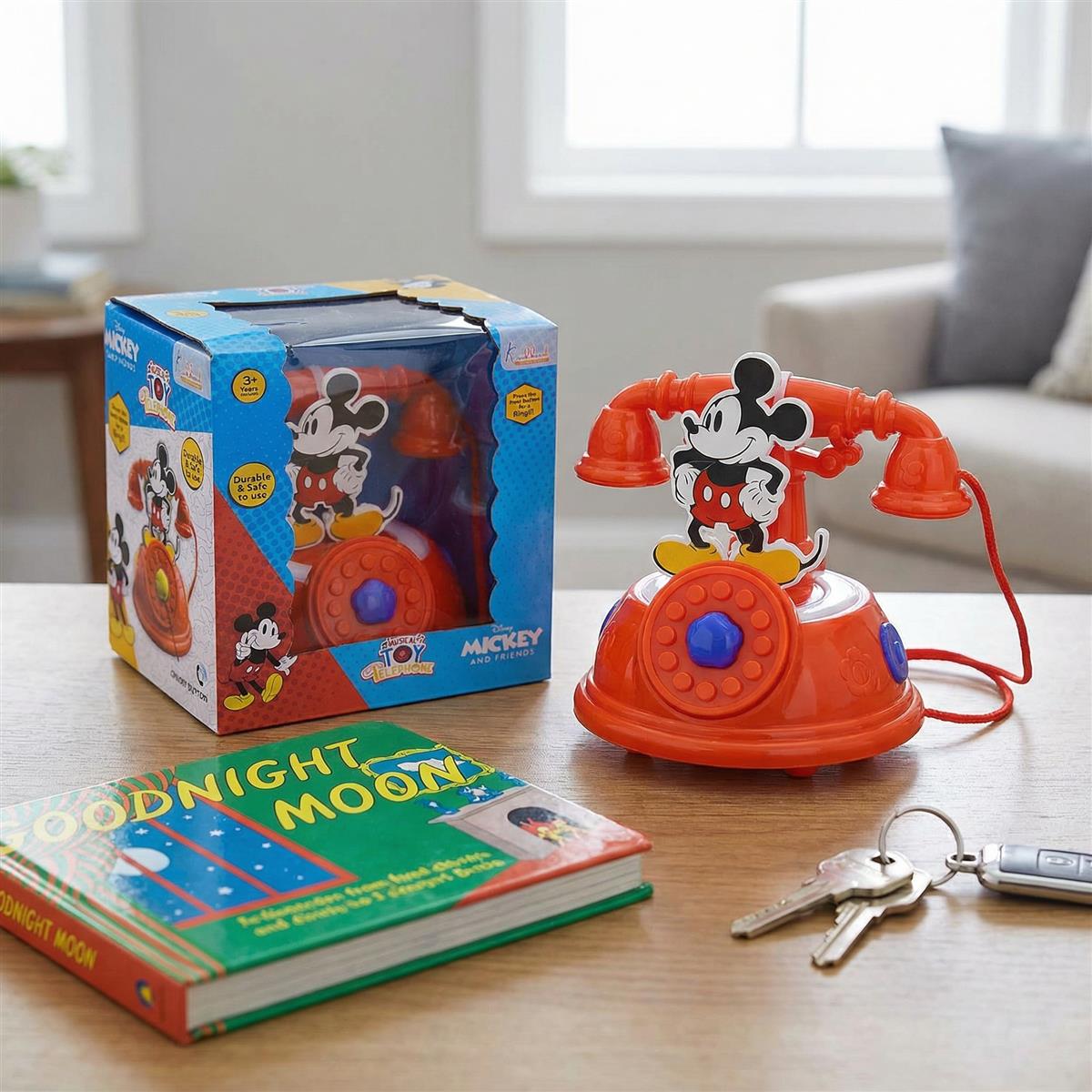 Kriiddaank Mickey Mouse Talking Telephone Toy for Kids