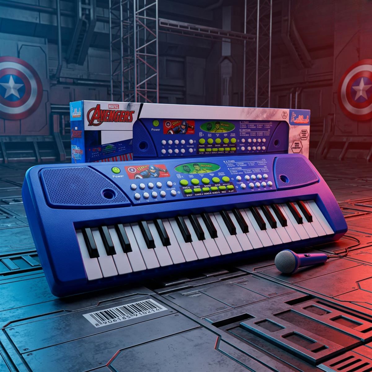 Kriiddaank Marvel Avengers 37-Key Keyboard Piano for Kids