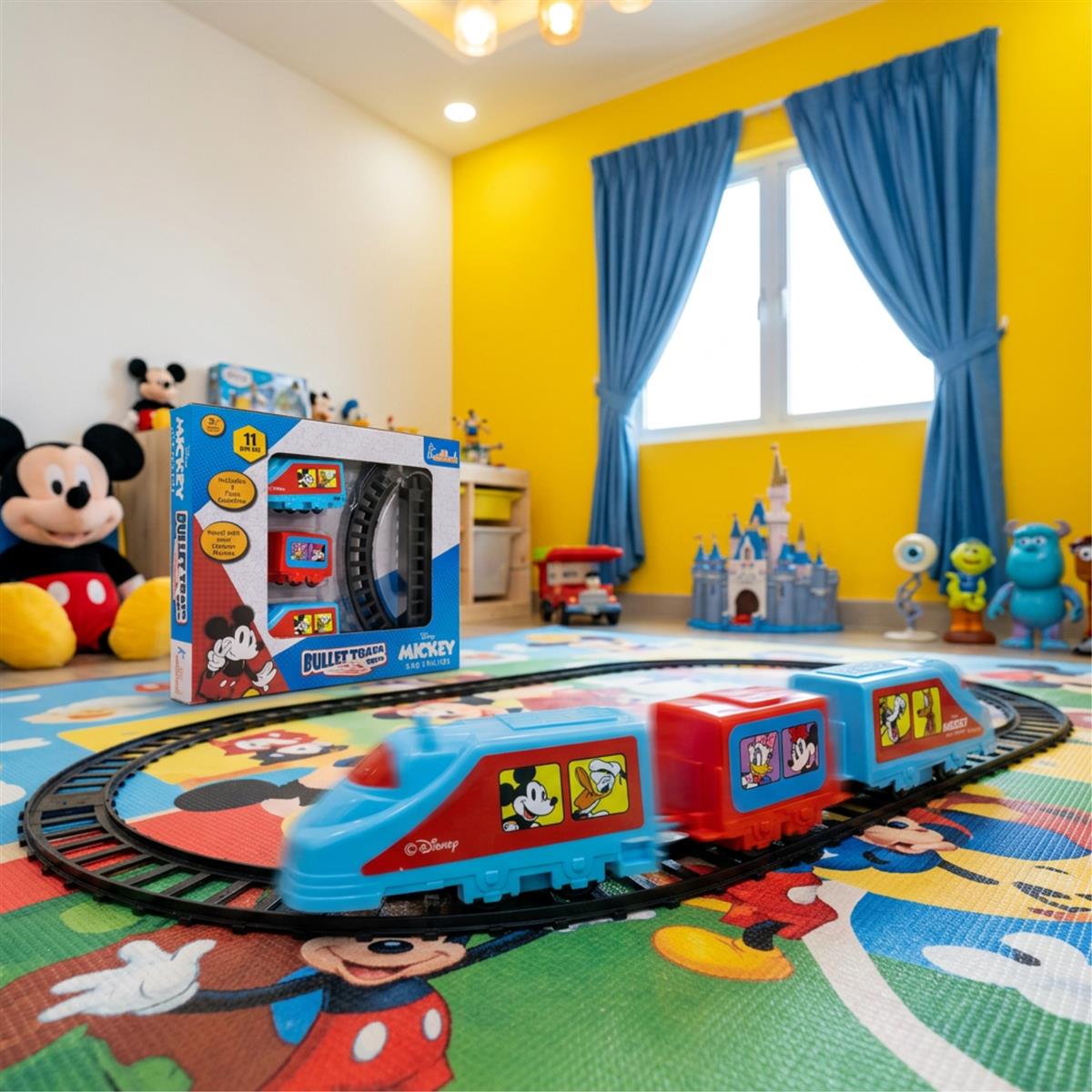 Kriiddaank Mickey Mouse Theme Train Set