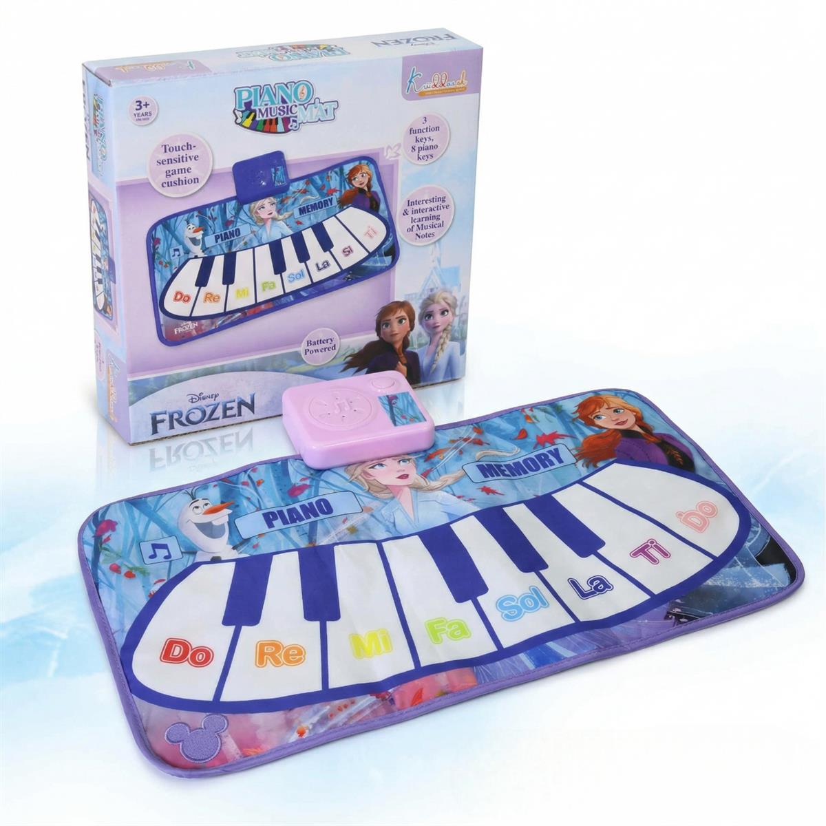 Kriiddaank Frozen Theme Piano Music Mat - Step-On Floor Piano with Elsa & Anna,