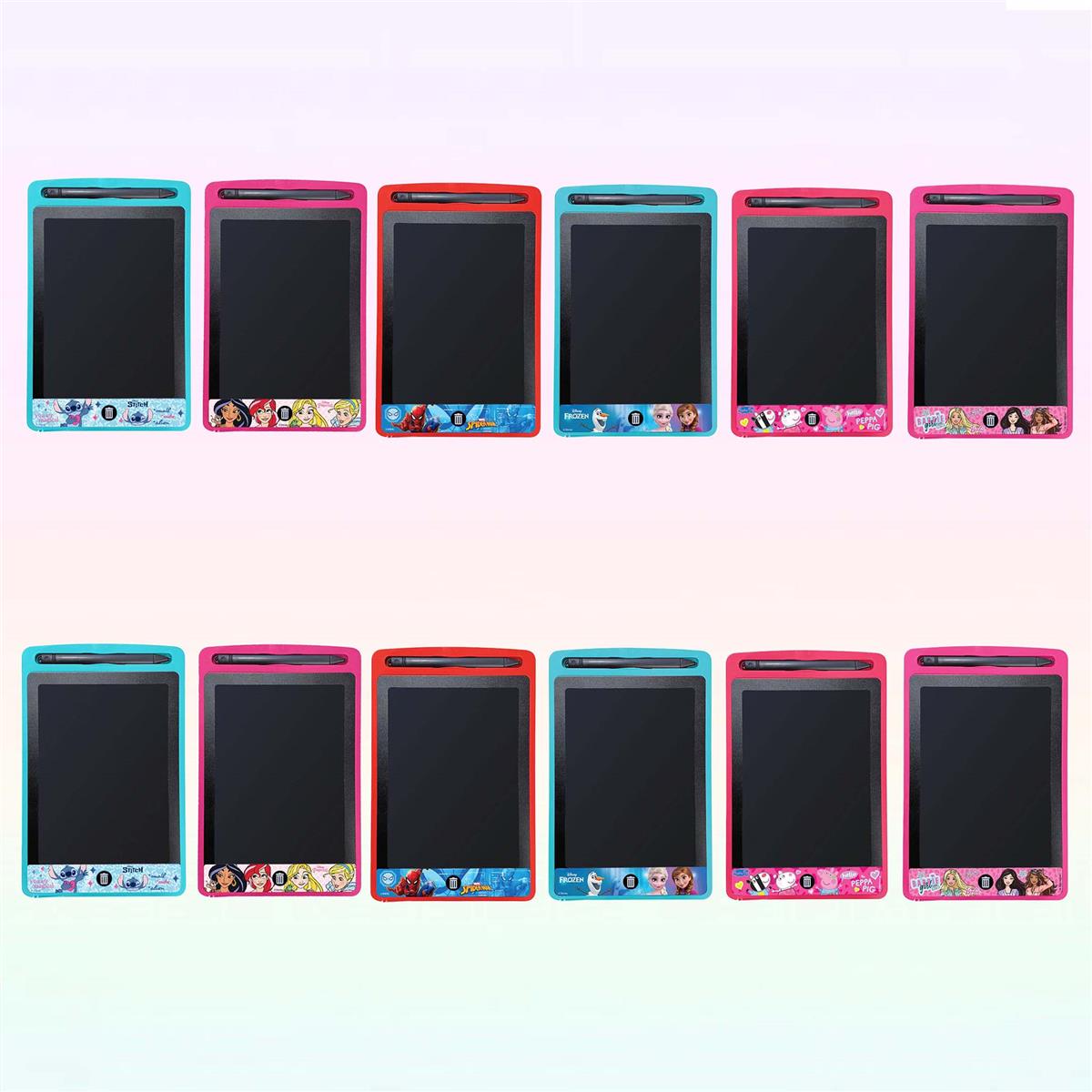 Kriiddaank Pack of 12 LCD Writing Tablet 8.5 Multicolor