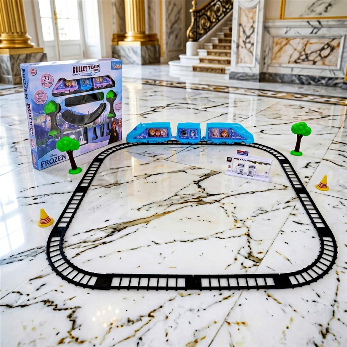 Kriiddaank Frozen Theme Train Set