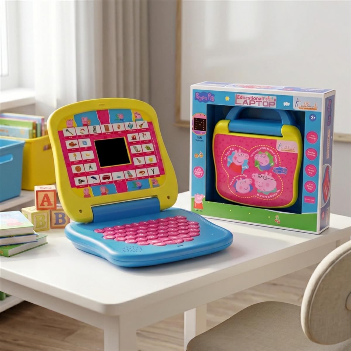 Kriiddaank Peppa Pig Educational Laptop for Kids
