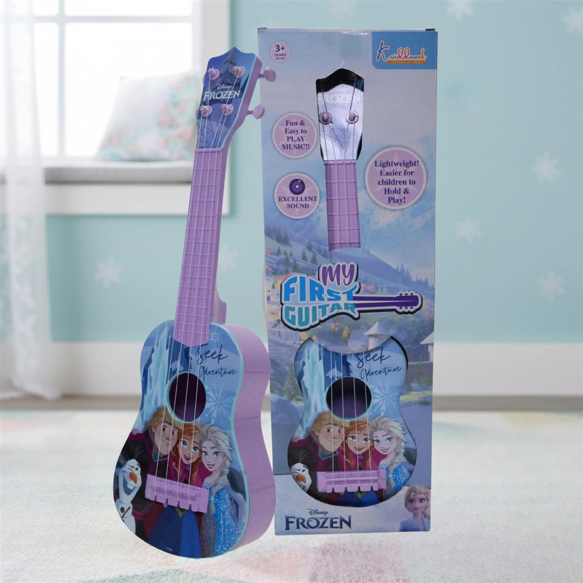 Kriiddaank Frozen Elsa & Anna Big Toy Guitar for Girls