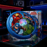 Kriiddank Marvel Avengers Hover Football Theme Air Power Soccer Ball with LED Lights & Foam Bumper