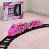 Kriiddaank Disney Princess Train Set for Girls- 11 Piece Pink
