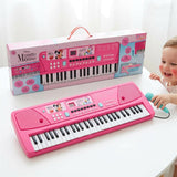 Kriiddaank Disney Princess Keyboard Piano for Kids - 37 Keys Pink