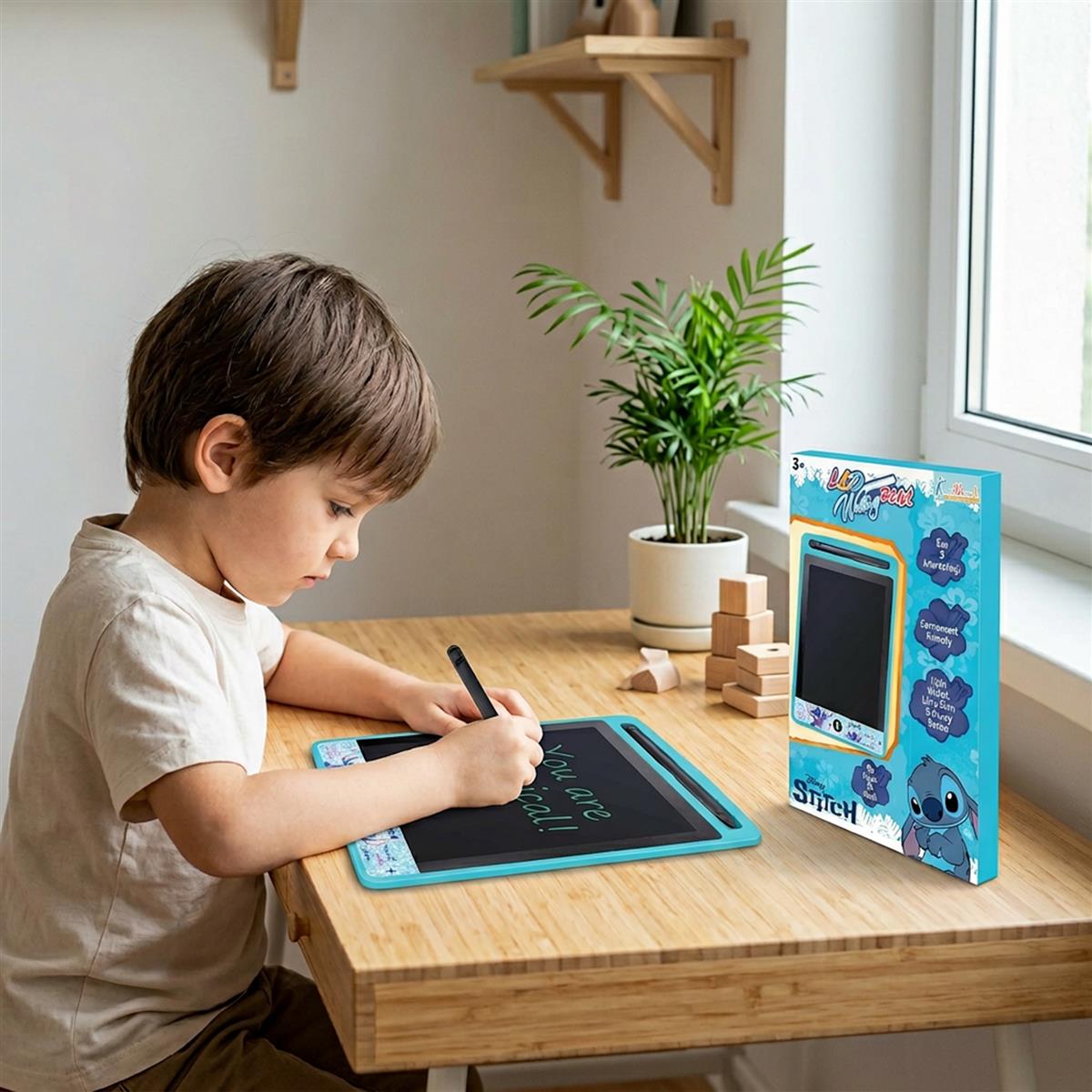 Kriiddaank Stitch Theme LCD Writing Tablet for Kids