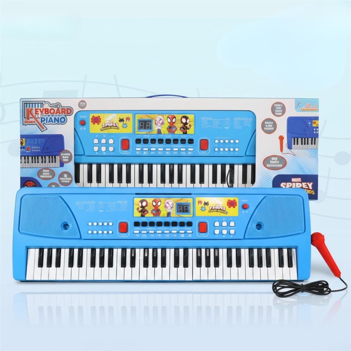 Kriiddaank Spiderman Keyboard Piano for Kids - 50 Keys